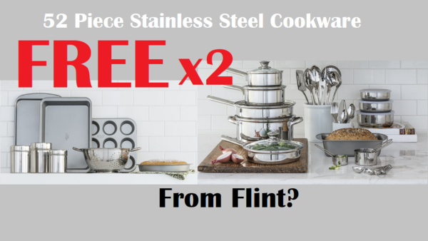 52 piece stalnless steel cookware