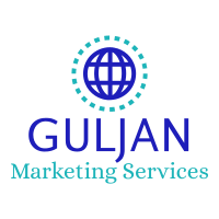 Guljan Inc Logo - There is a globe on top and bottom it says “Marketing Services“