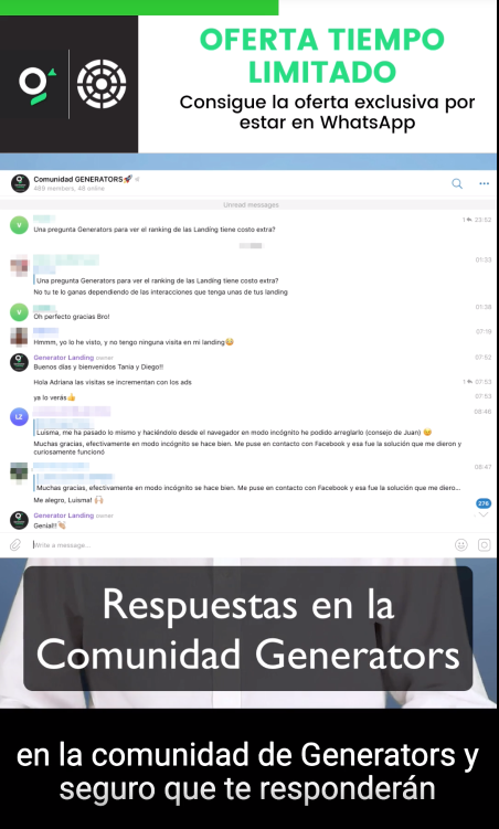 Activa las imágenes de tu email para ver la conversación de la Comunidad Generators.
