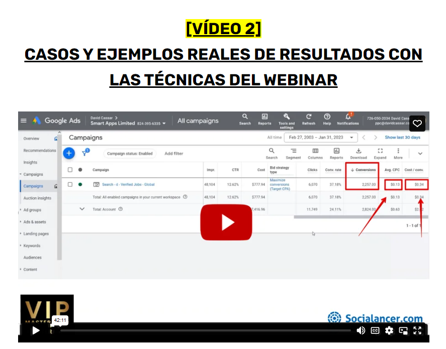 Activa las imágenes de tu email para identificar el vídeo en la página.