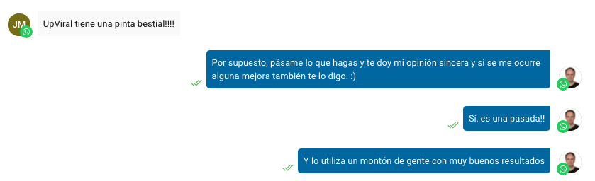 Activa las imágenes para ver la conversación.