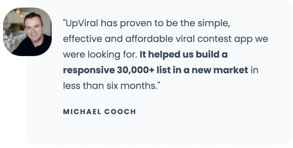Activa las imágenes de tu email para ver lo que dice Michael Cooch.